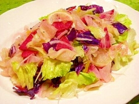 花切り大根入り☆野菜サラダ